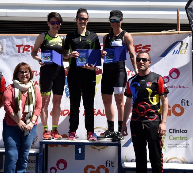 podium femenino